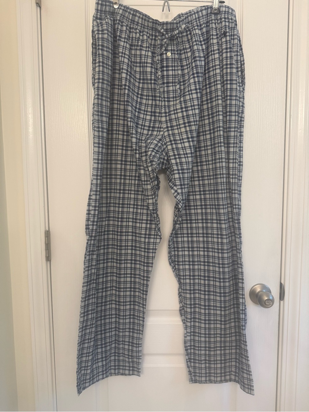 Polo by Ralph Lauren Blue & White Plaid Lounge Pants